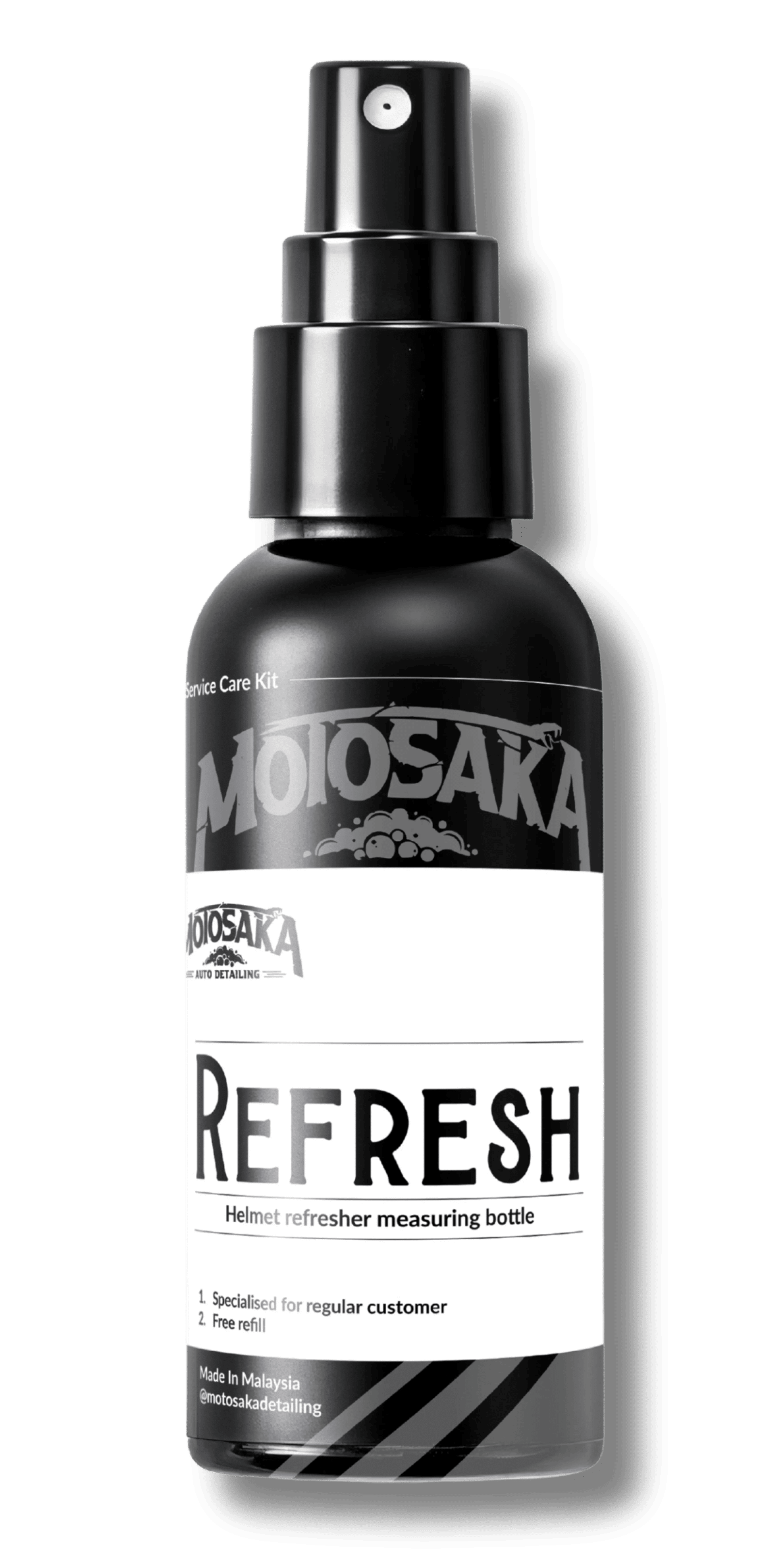 MOTOSAKA Refresh care kit bottle for motorcycle aftercare