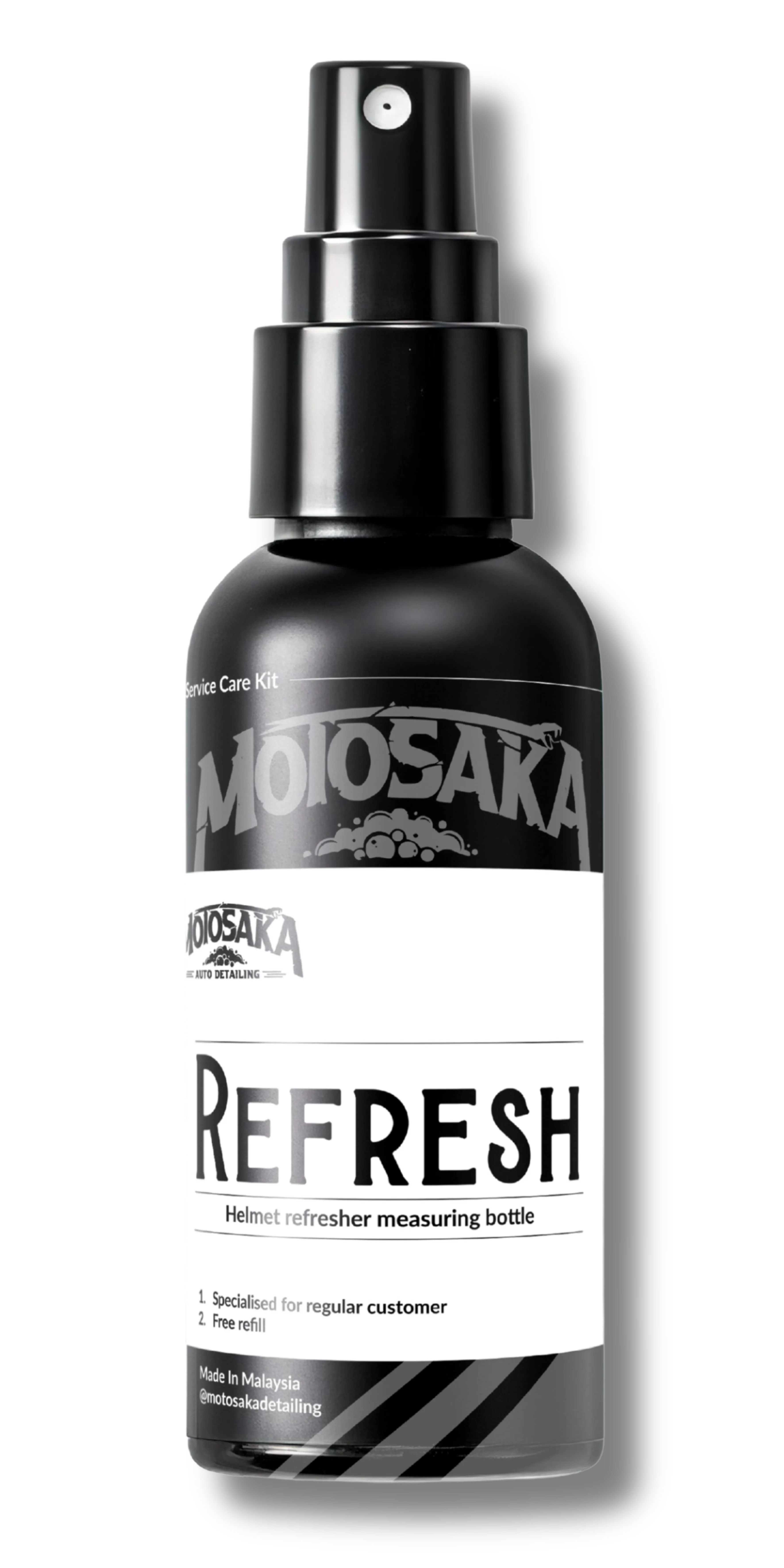 MOTOSAKA Refresh care kit bottle for motorcycle aftercare